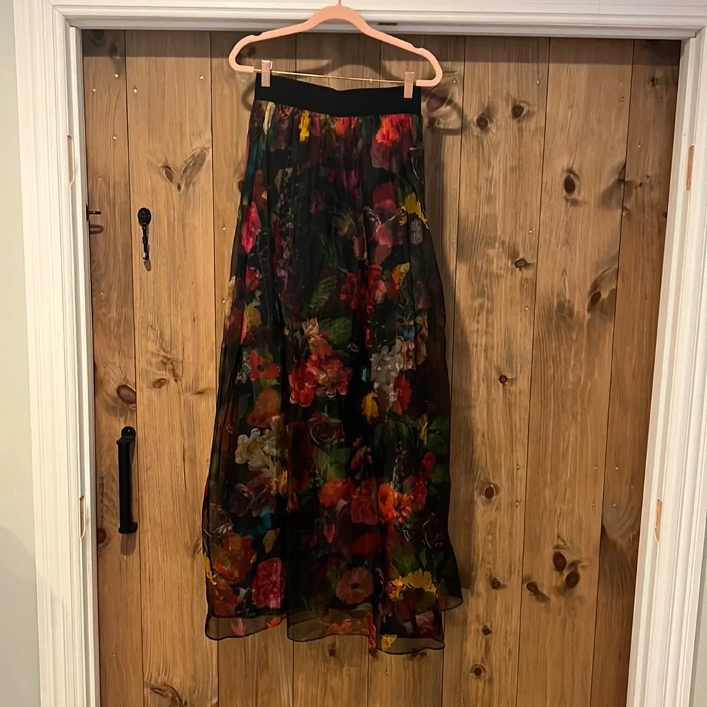 SOLD EUC Alice + Olivia Yvonne Ball Gown Maxi Skirt Sz 4 - Picture 3 of 8